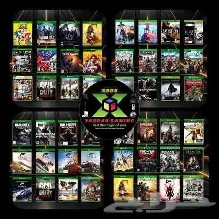 اكس بوكس xbox X نظيف جدا مع ألعاب ورخيص 13