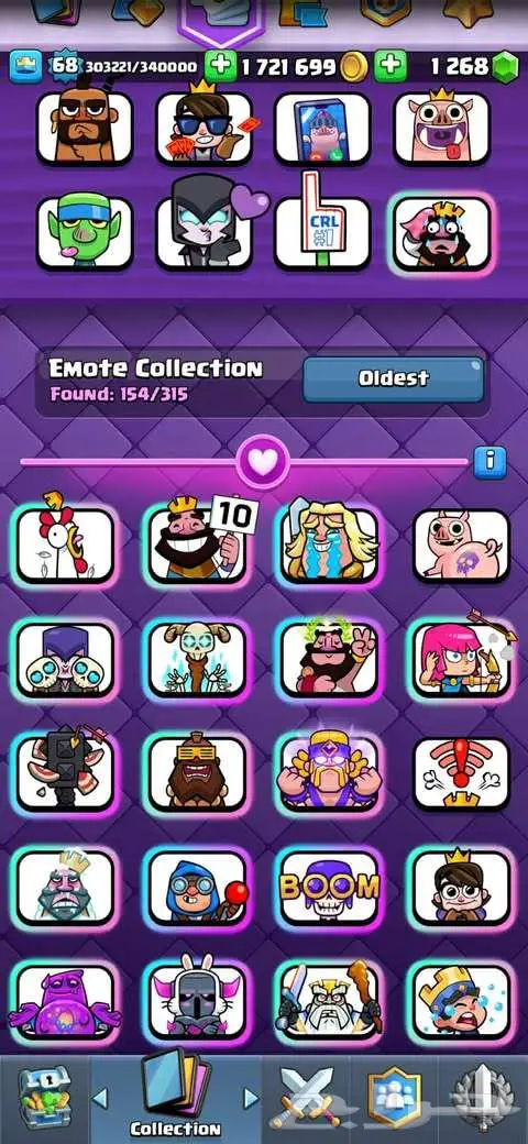 حساب كلاش رويال 68 - توب عالمي 3 مرات ( محجوز ) 5