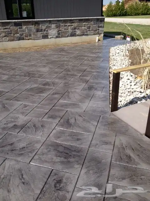 صبة مطبوعة صبة ديكورات حديقة 2