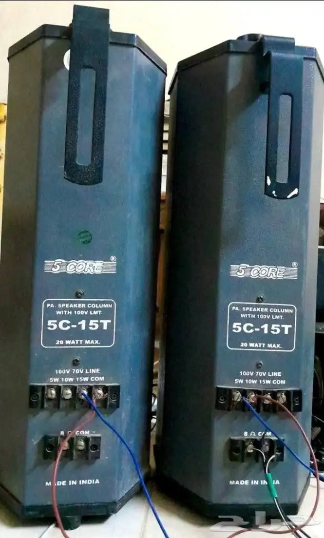 مكبر صوت عمودي أنيق صنع هندي 5 كور خماسي النواة 15T (15 واط 1