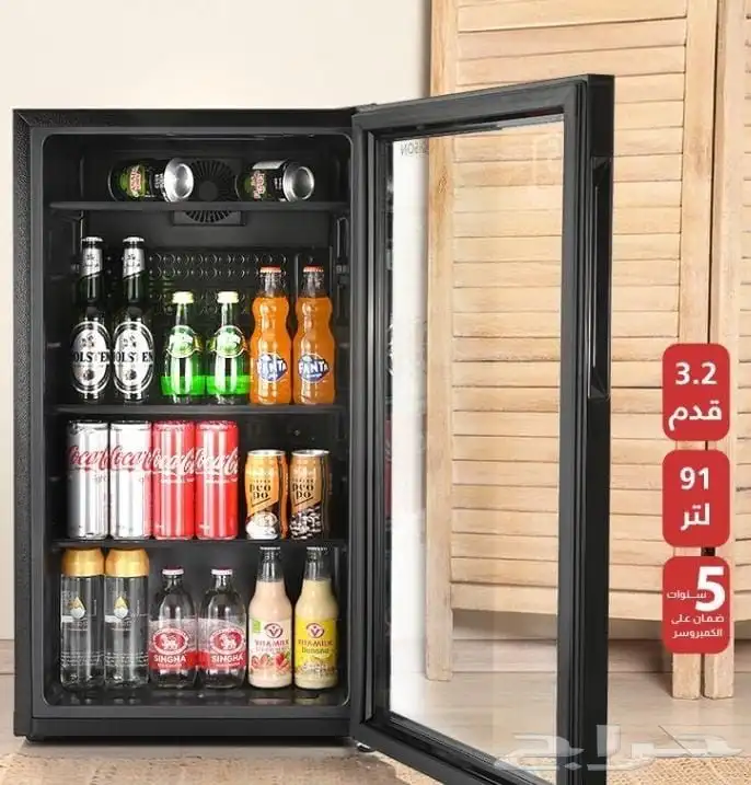 ثلاجة مشروبات من اديسون من السيف غاليري جديدة لم تستخدم 0