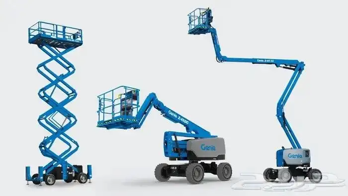 رافعات شوكية ومقصية و مان لفت للايجار forklift for rent   s 2