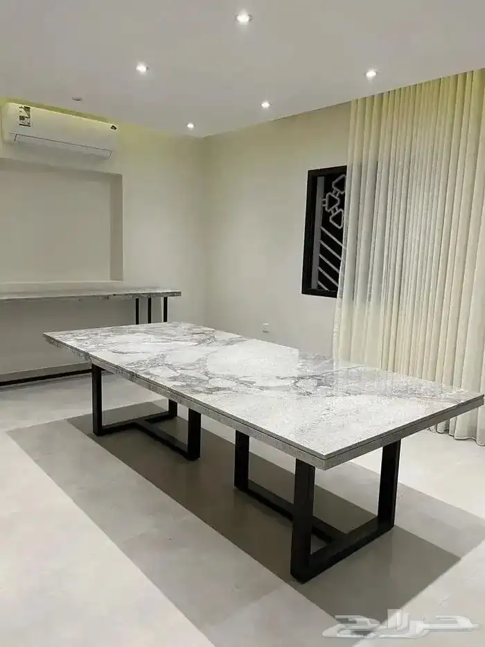 تفصيل طاولات طعام ومكاتب رخام صناعي وطبيعي 4