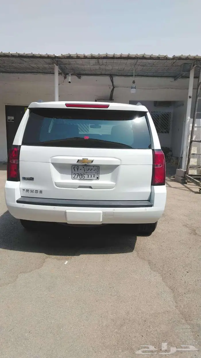 شيفروليه تاهو 2018 دبل ابيض عداد 200 الف كم بودي وكاله 5