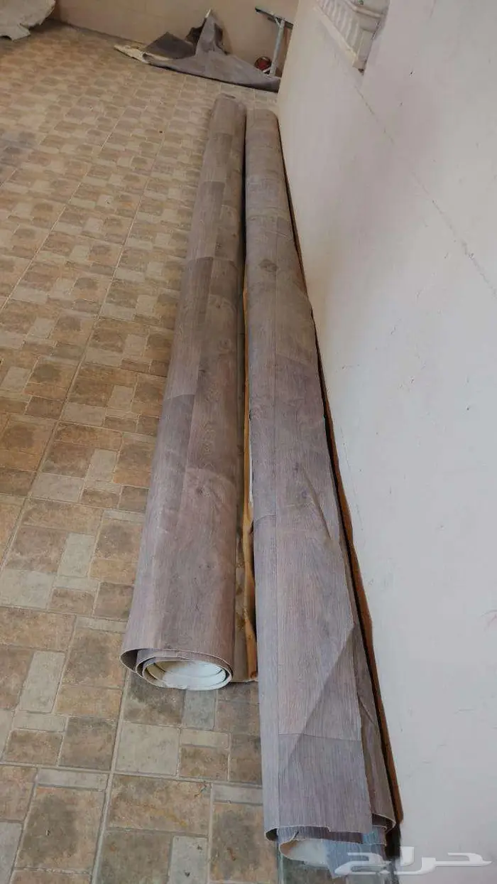 فرش مشمع العدد 6 جدد لم يستخدم 0