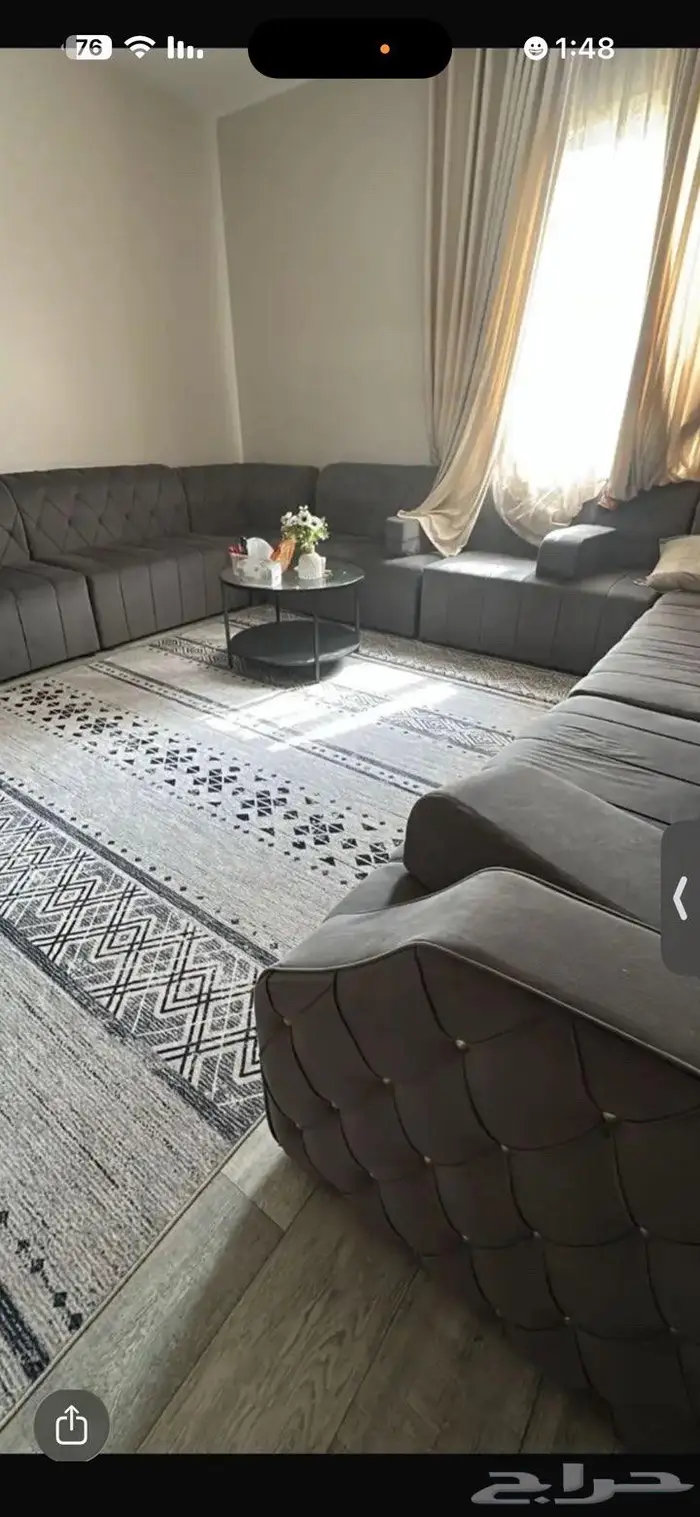 كنب زاويتين رمادي الدمام 0