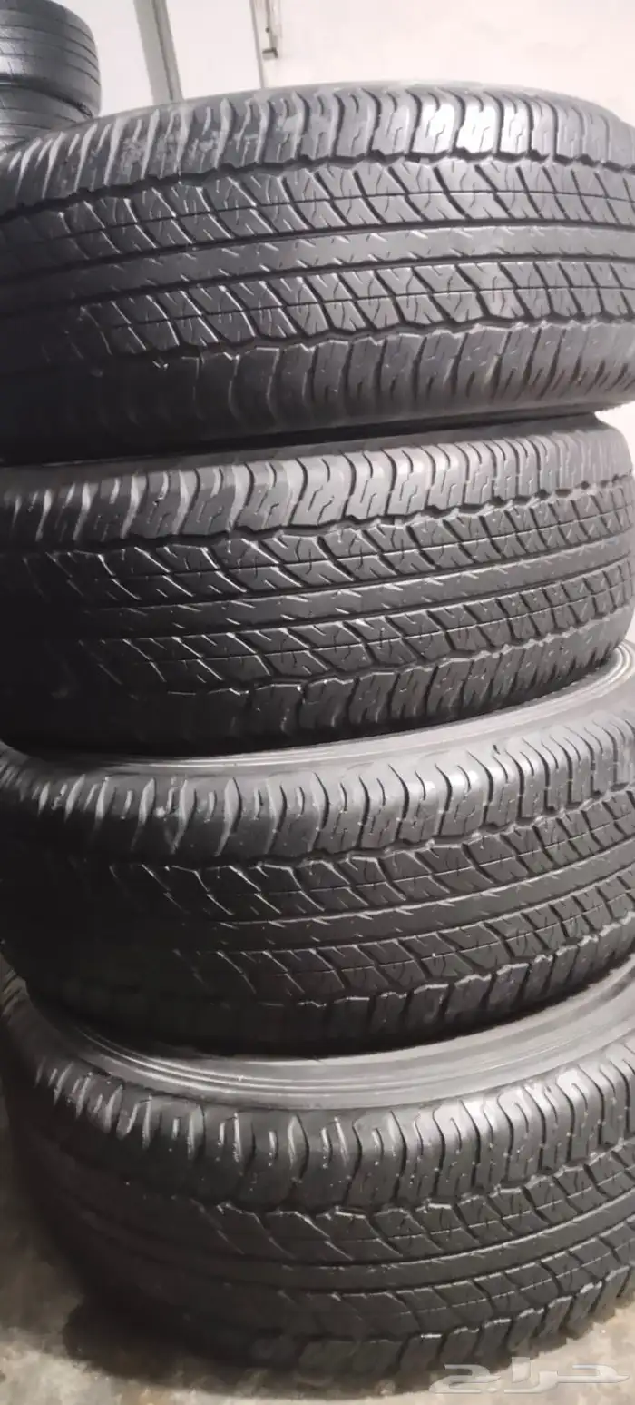 كفرات برادو فورتشنر 265 65 17 دنلوب ياباني وكاله تاريخ 23 0