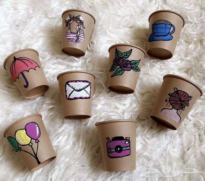 مطبعة طباعة اكواب ورقية بتصميمك 6