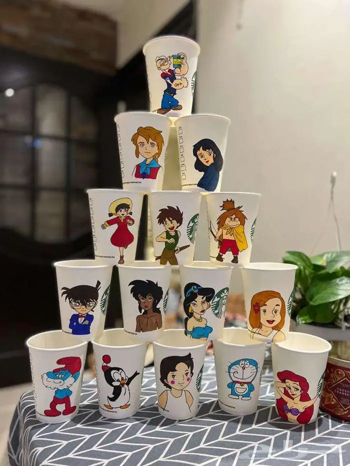 مطبعة طباعة اكواب ورقية بتصميمك 0