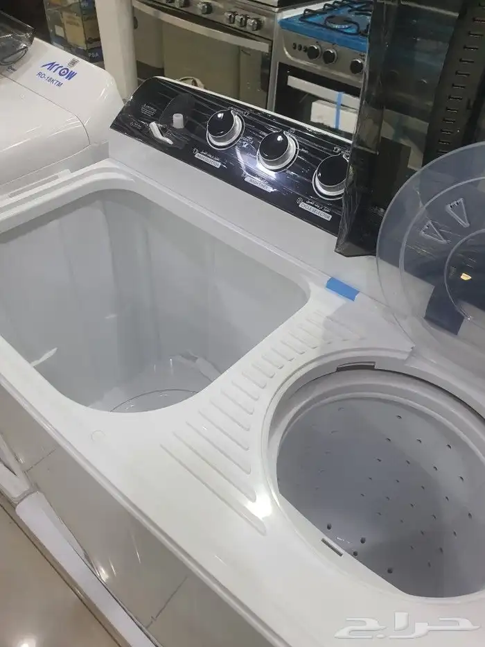 غسالات ملابس حوضين اوتوماتيك باب علوي وامامي كل الأحجام جديد 11