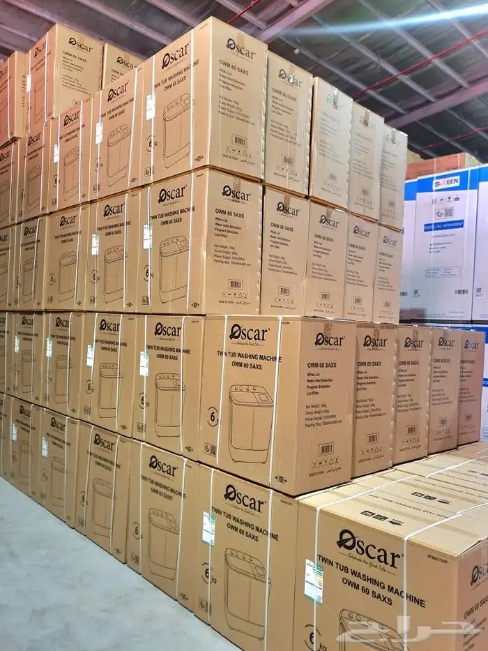 غسالات ملابس حوضين اوتوماتيك باب علوي وامامي كل الأحجام جديد 0