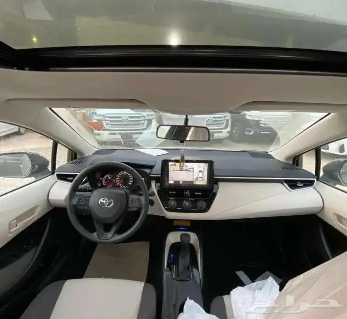 تويوتا كورولا مطور فتحة سقف 2025 2