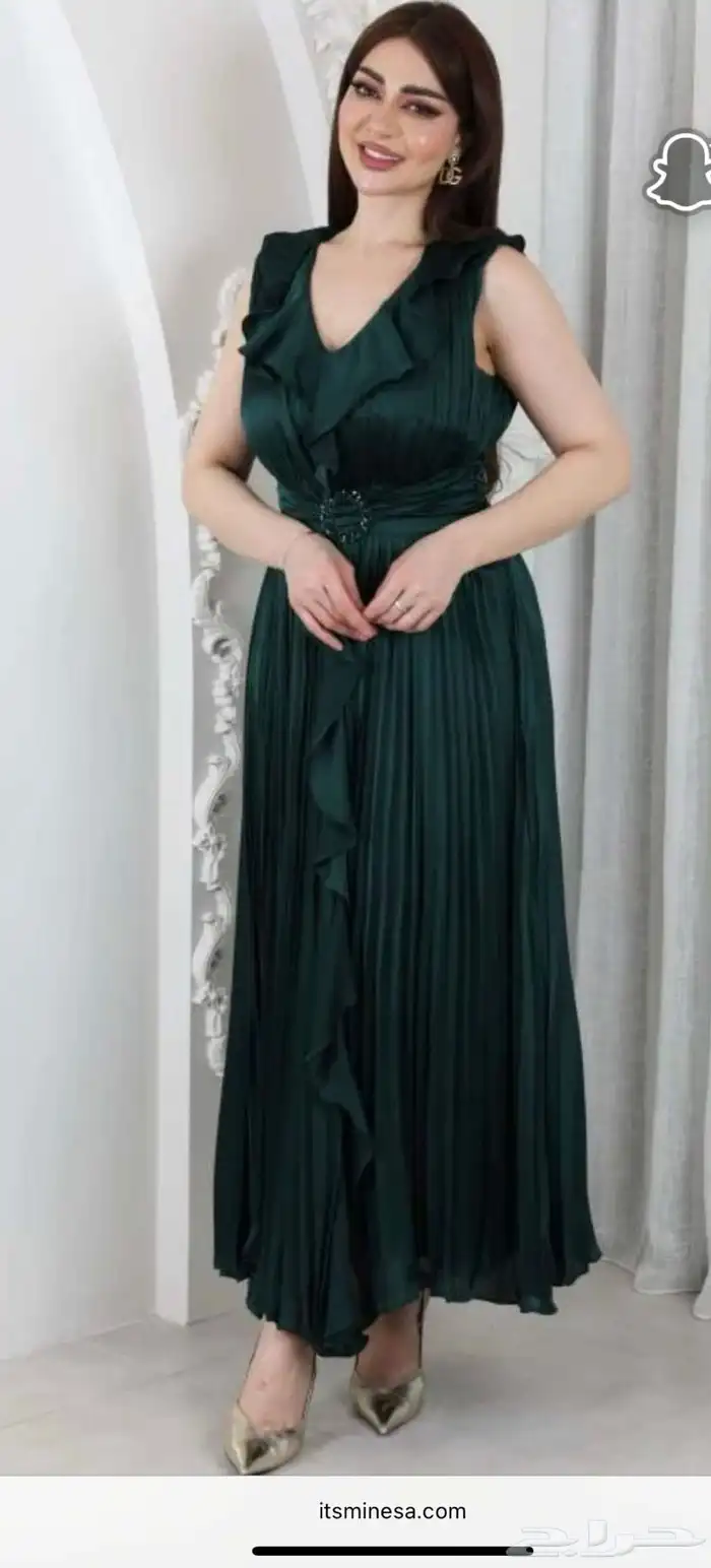 فستان جديد ب الورقه من اتزماين مقاس وسط السعر 120 5