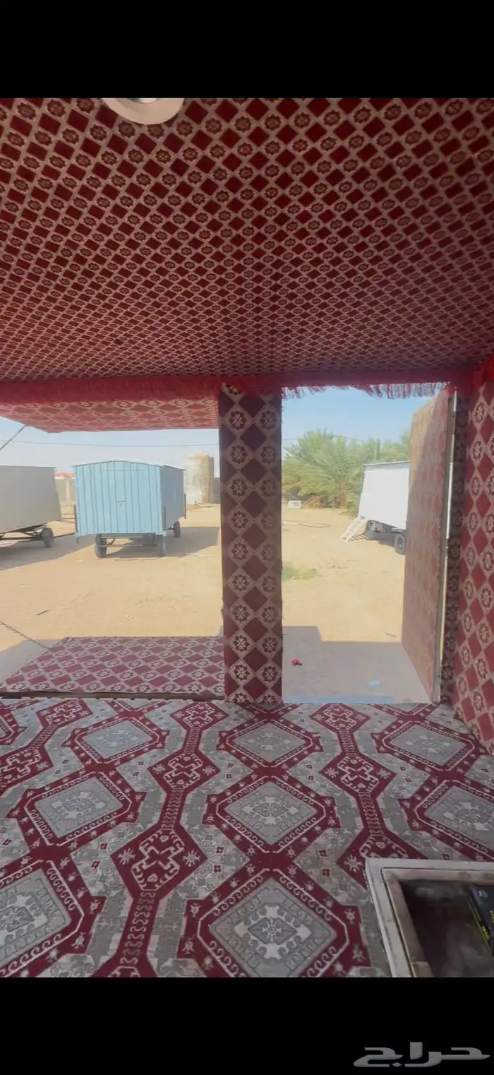 كرفانه مجلس ومطبخ شنكو كويتي بطاقات شمسيه 1