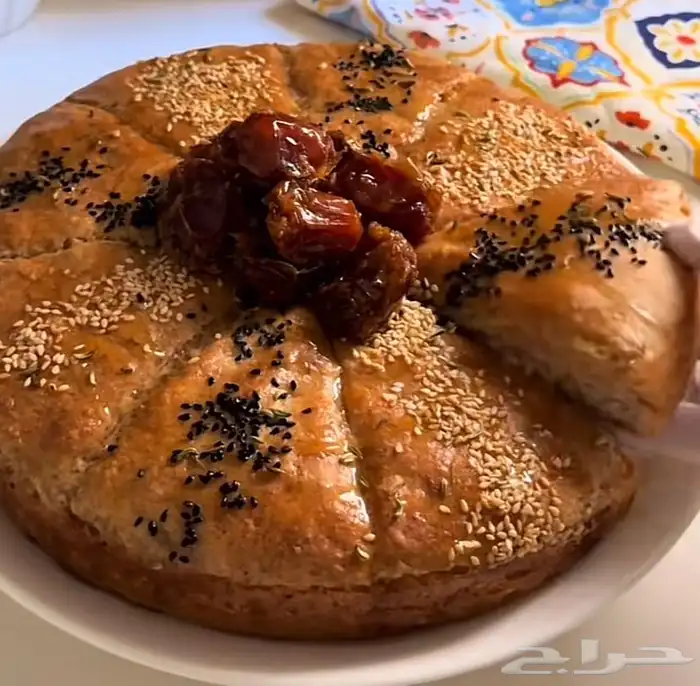 أكلات شعبيه   مراهيف بر - خبز فرن بر - ( السمن - دبس) 4