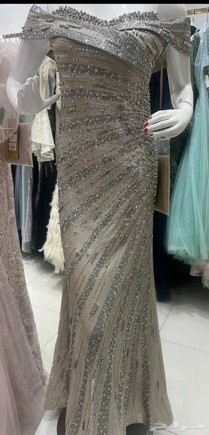 فستان سهرة لبسة واحده 4