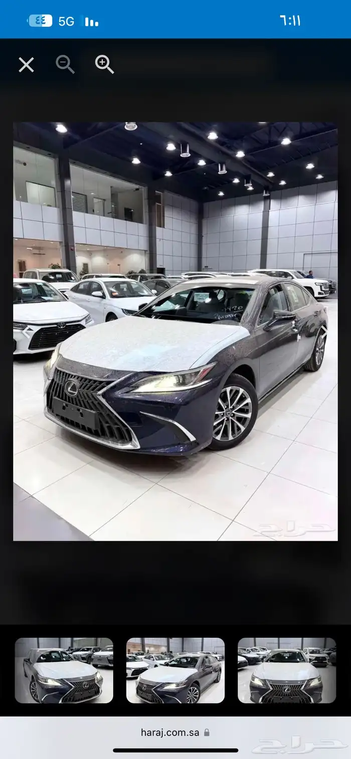 لكزس ES 350 CC موديل 2025 جميع الالوان اقساط بنوك 6