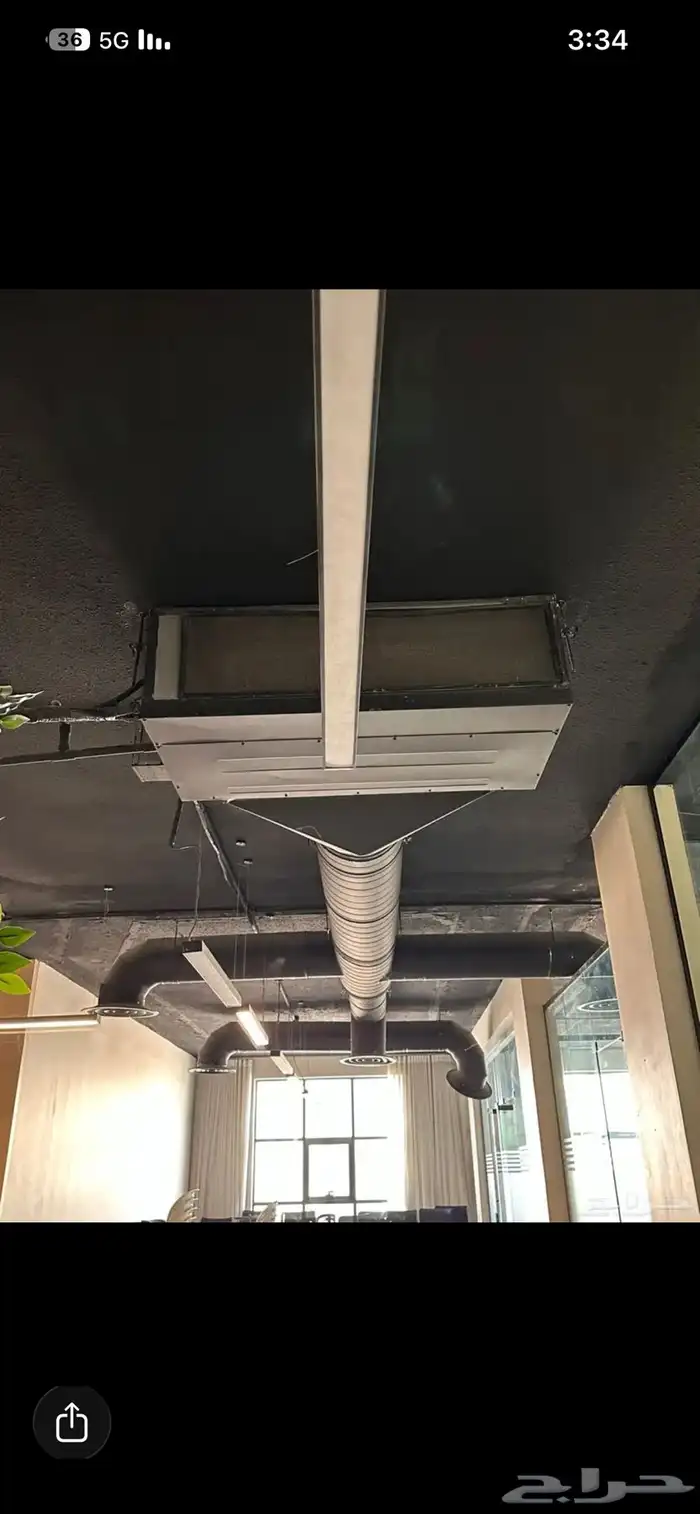 للبيع 5 مكيفات مركزيه موجودين بشركة 0
