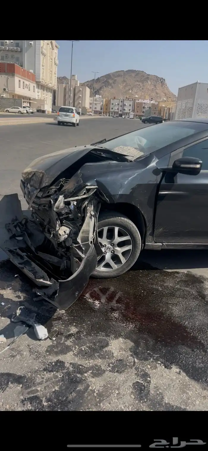 هوندا سيتي 2009 مصدوم تشليح 3