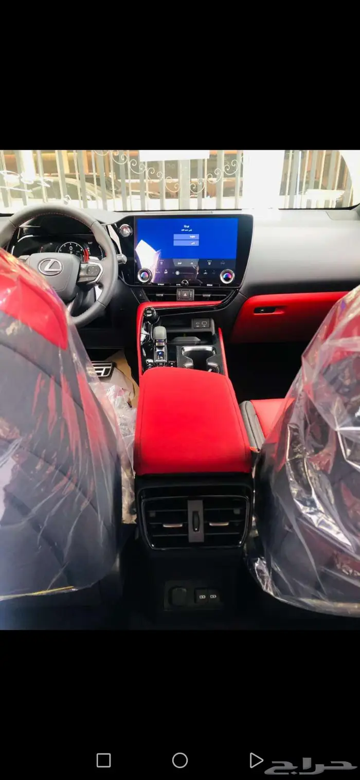 لكزس NX 350 FF 2025 اسبورت سعودي أسود داخل أحمر ربح صفر 3