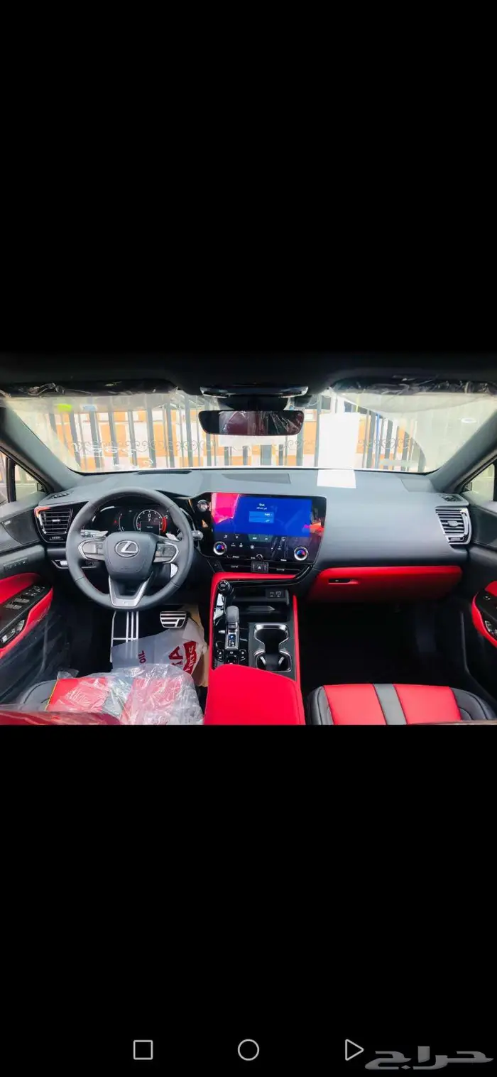لكزس NX 350 FF 2025 اسبورت سعودي أسود داخل أحمر ربح صفر 1