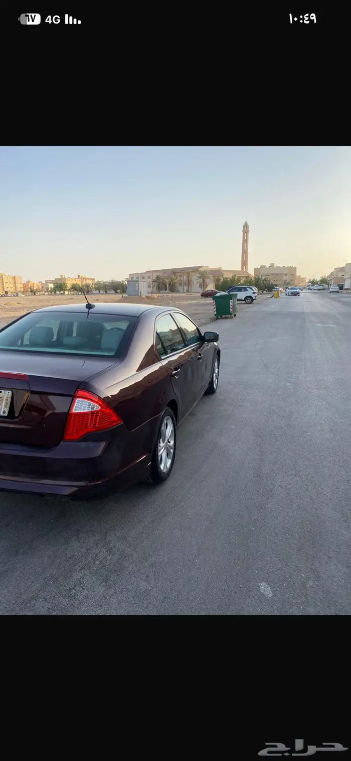 فورد فيوجن احمر عنابي 2012 11