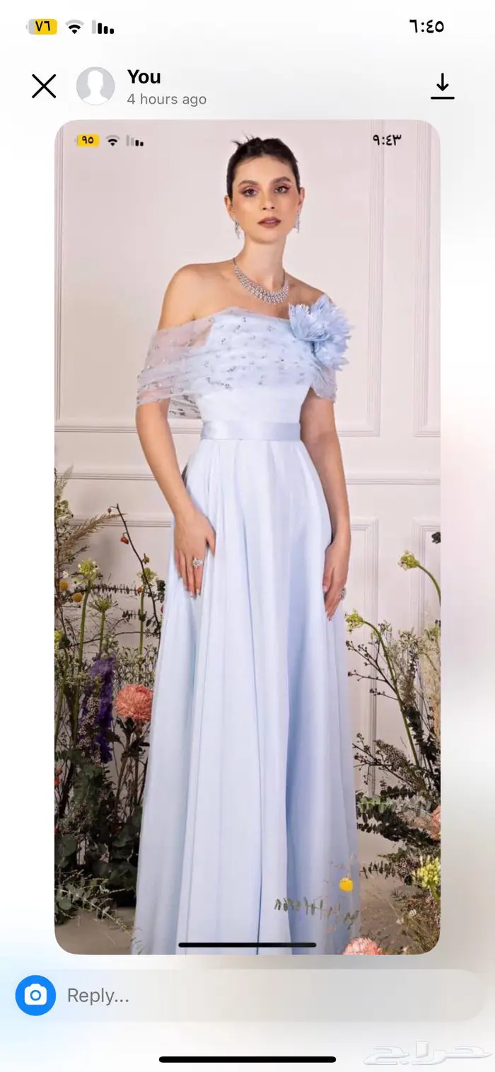 فستان من المصممة 76.ae 1