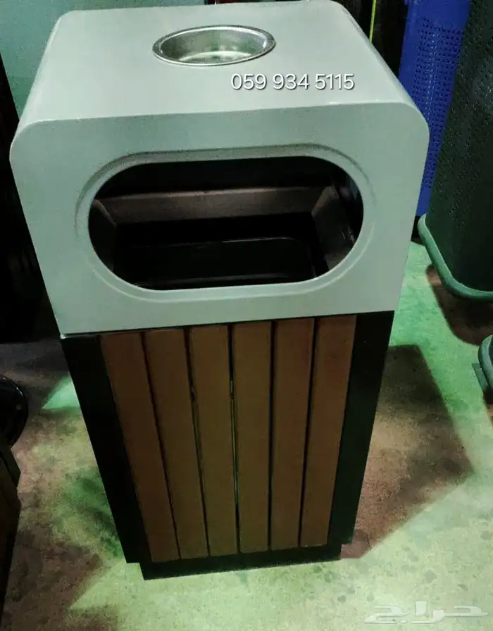 سلة نفايات داخل وخارج الأماكن ديكورية سعة كبيرة جودة عالية 9