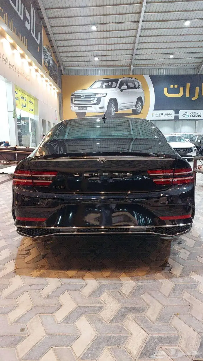 جينسس G 80 برستيج اسود داخلي جملي 2026 سعودي 6