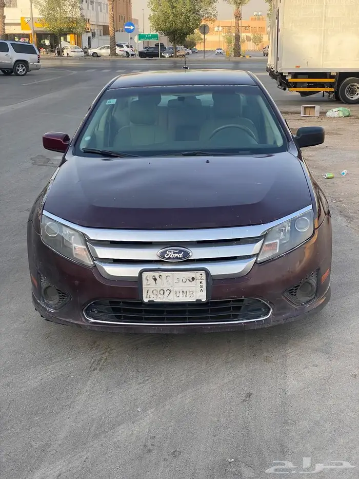 فورد فيوجن احمر عنابي 2012 1