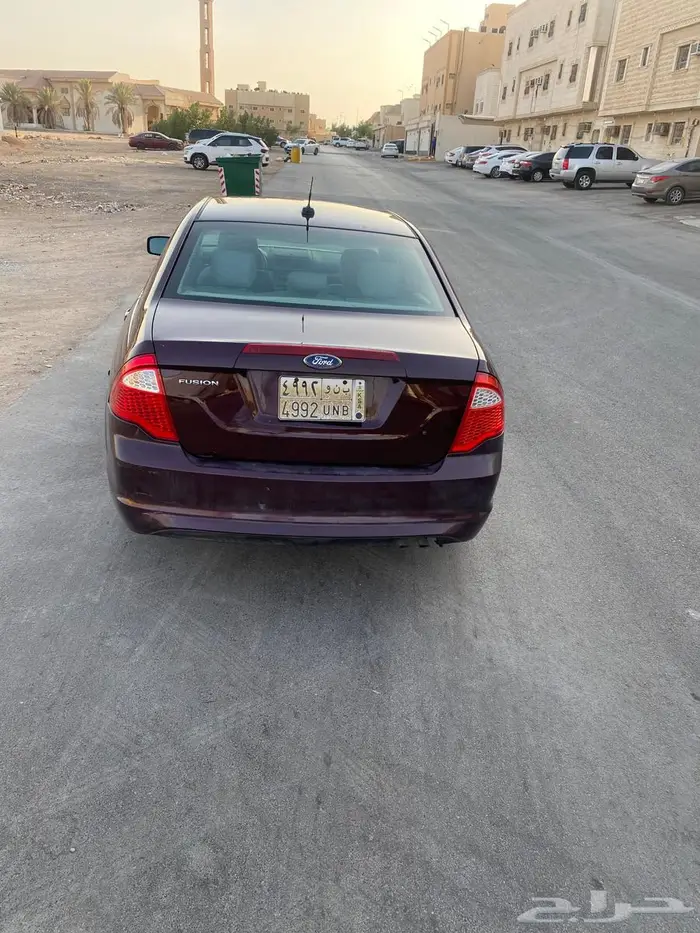 فورد فيوجن احمر عنابي 2012 7