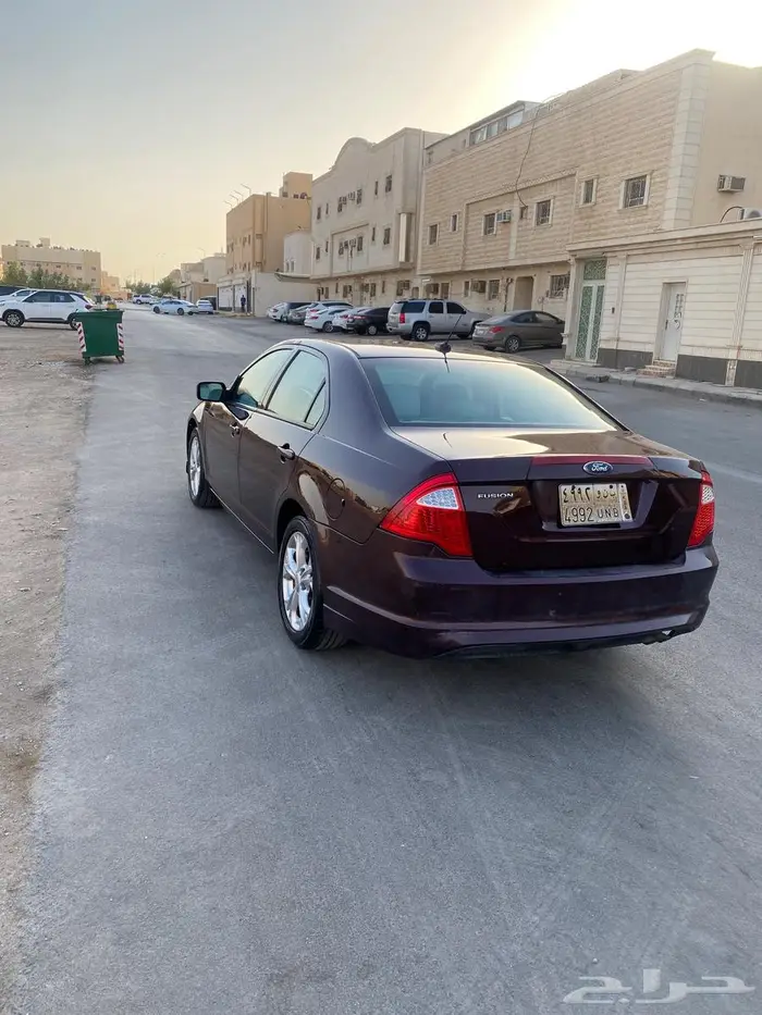 فورد فيوجن احمر عنابي 2012 8