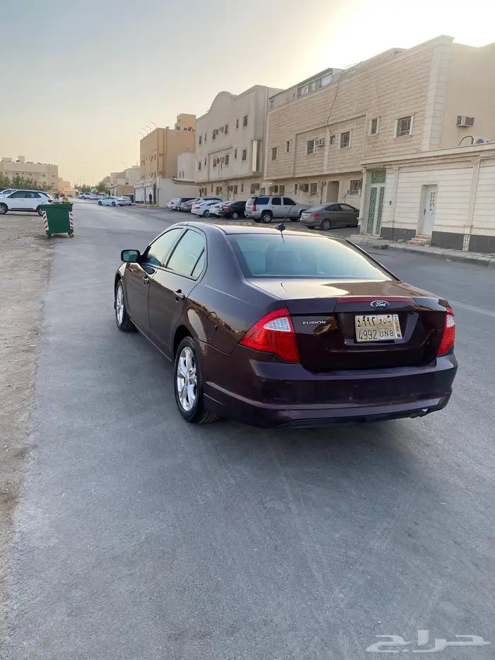 فورد فيوجن احمر عنابي 2012 9