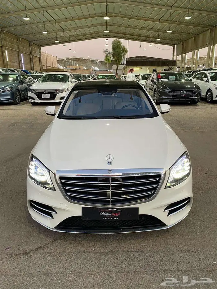 مرسيدس S560 4 زرار 2018 عداد 115000 2
