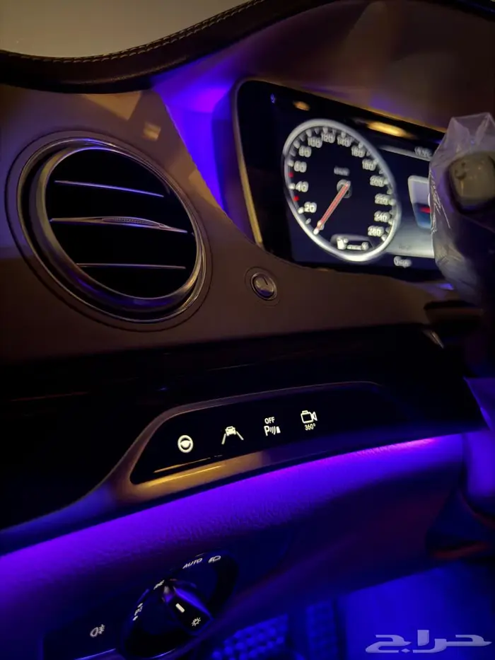 مرسيدس S400 2015 اسود ملكي . 8