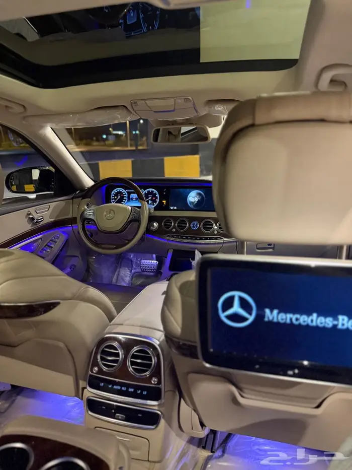 مرسيدس S400 2015 اسود ملكي . 12