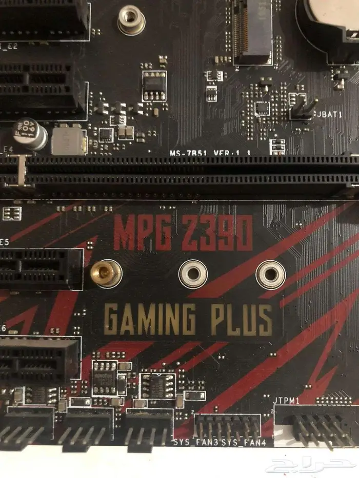 مذربورد العاب Z390 msi gaming plus  معالج i5 9400F 7