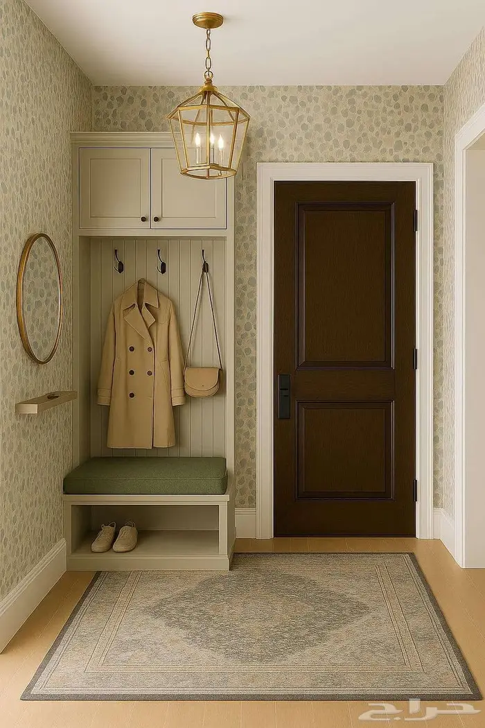 مدخل منزل عملي وأنيق. 2