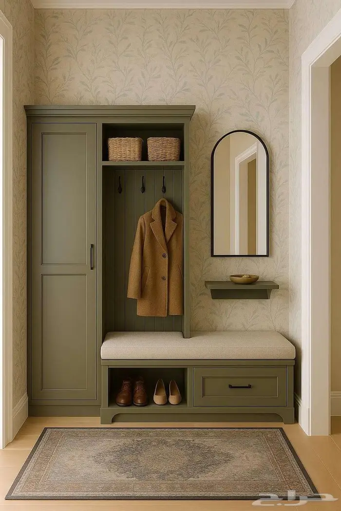 مدخل منزل عملي وأنيق. 0