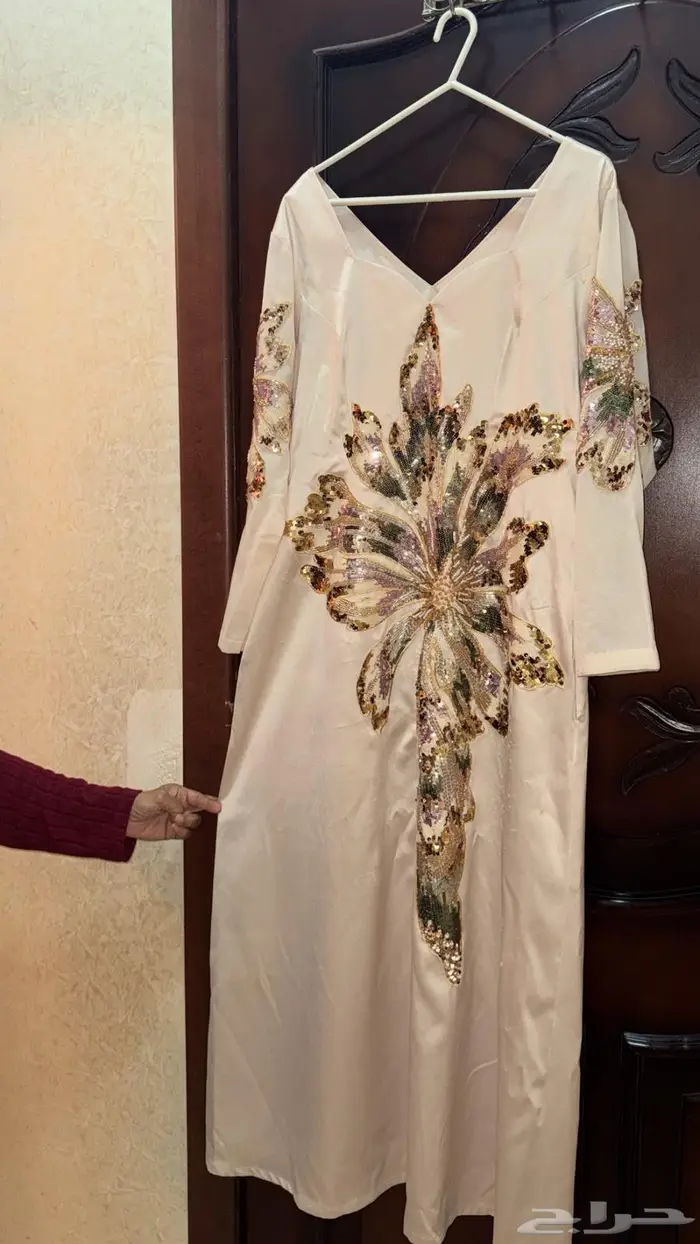 فستان وقماش وبطانه القماش 9