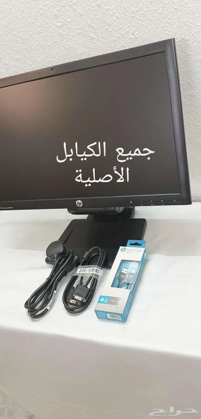 شاشة كمبيوتر HP إتش بي_22بوصة_نظيفة_مميزة_سعر رائع 10