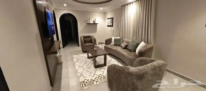 ملحق غرفتين وصالة مؤثث الربوه 0