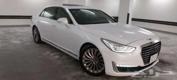 جينسيس G90 2017 رويال V6 نظيفة وكالة 19