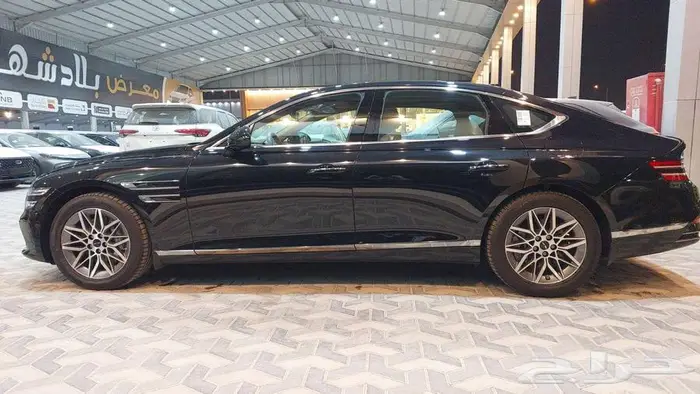 جينسس G 80 برستيج اسود داخلي جملي 2026 سعودي 3