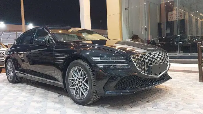 جينسس G 80 برستيج اسود داخلي جملي 2026 سعودي 2
