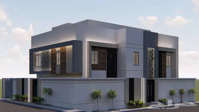 تصميم واجهات خارجي ثري دي 3d 1