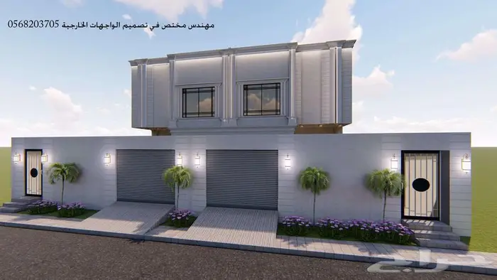 تصميم واجهات خارجي ثري دي 3d 32