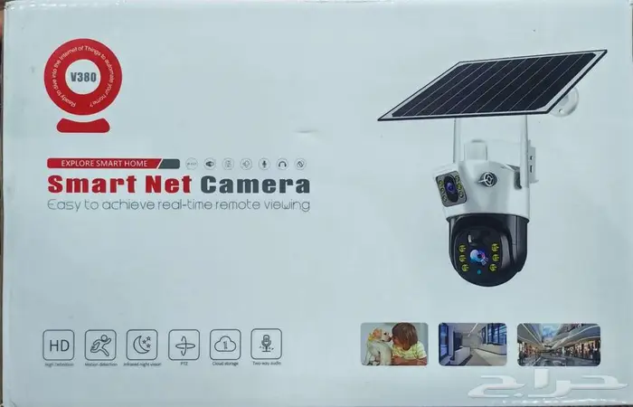 كميرا مراقبة خارجية على الطاقة الشمسية 1