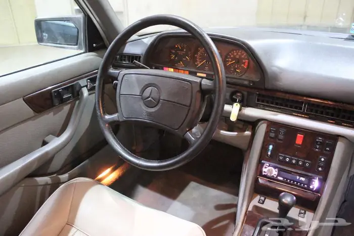 مرسيدس 1987 اس اي ال 560 أمريكي بطاقة جمركيه 48