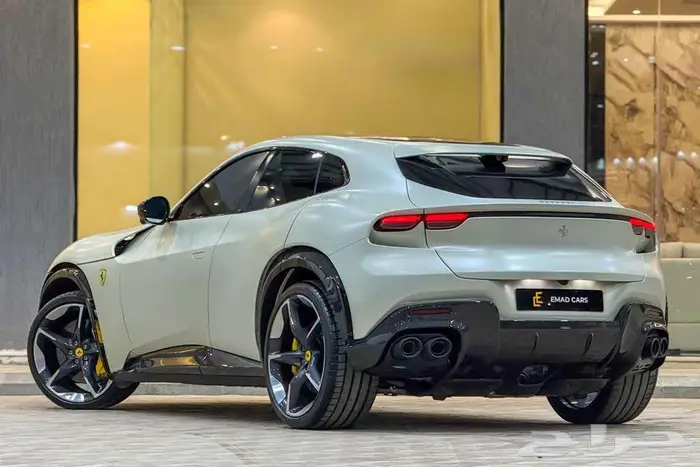 فيراري بورسانجوي V12 SUV 2024 ابيض سعودي تحت الضمان 3